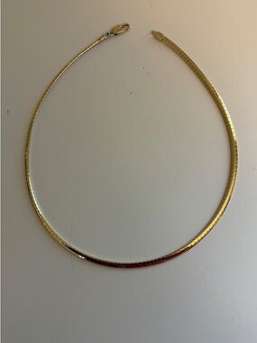 Lia Sophia Gold-Tone on one side, Silver-Tone on other side Herringbone Necklace
